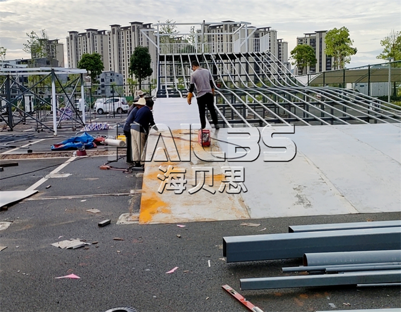福建寧德無動(dòng)力樂園施工現(xiàn)場(chǎng)