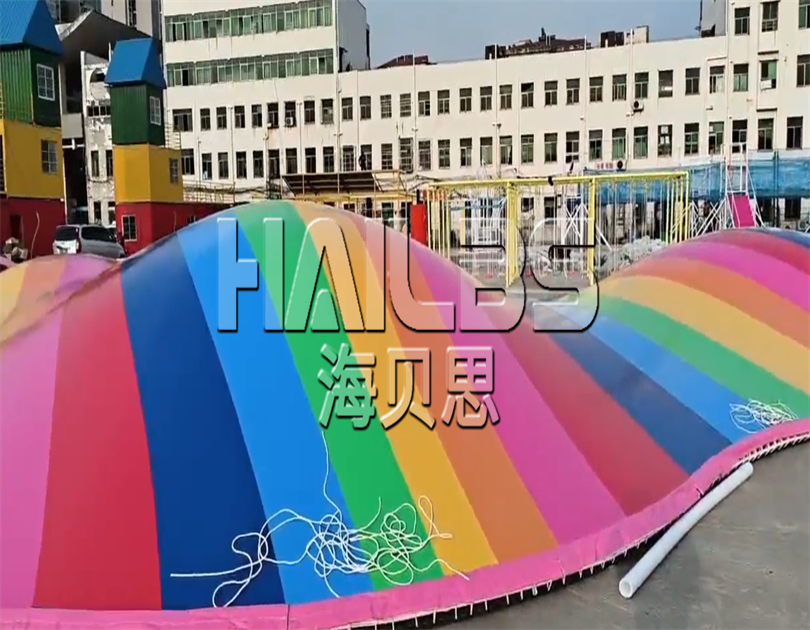 湖南岳陽(yáng)無(wú)動(dòng)力樂(lè)園施工現(xiàn)場(chǎng)