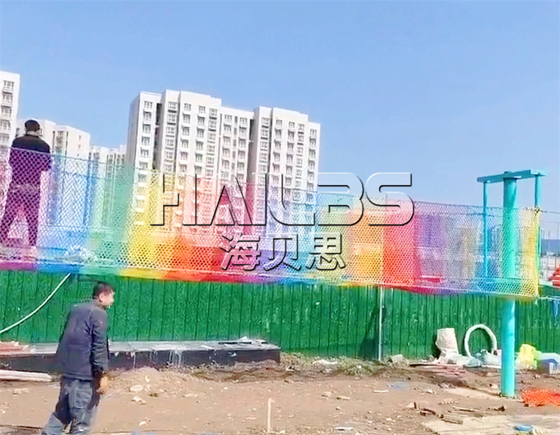 山西太原無動(dòng)力親子樂園施工現(xiàn)場(chǎng)