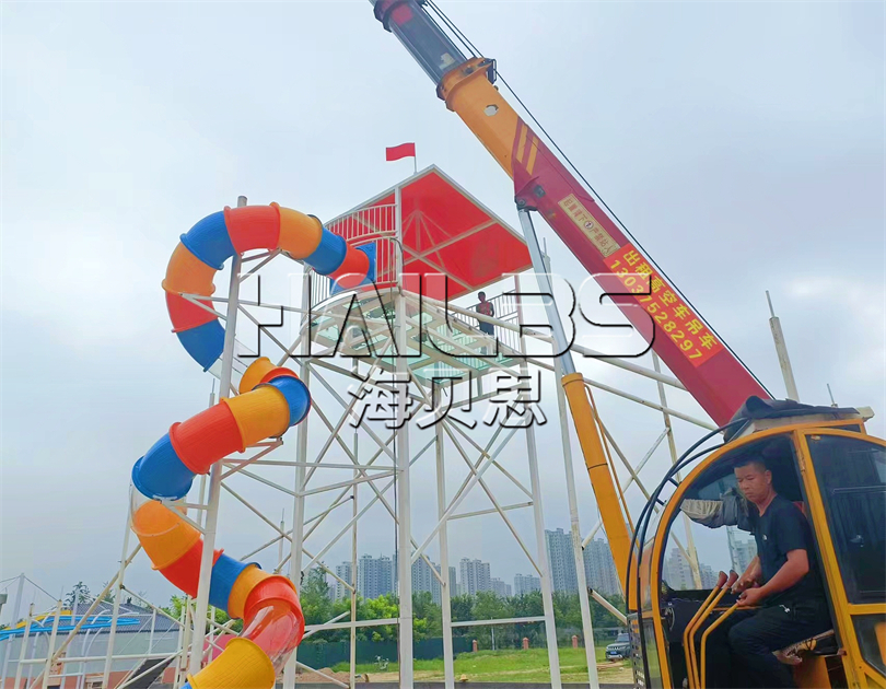河南商丘無動力樂園施工現(xiàn)場